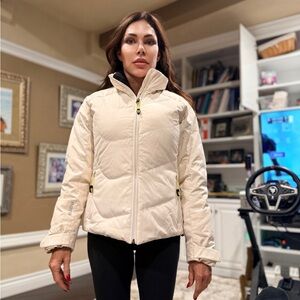 Women's FERA down white Ski Jacket